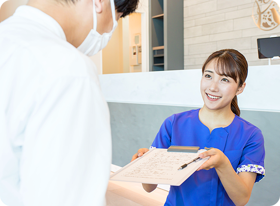 院内で下剤服用できて安心！
